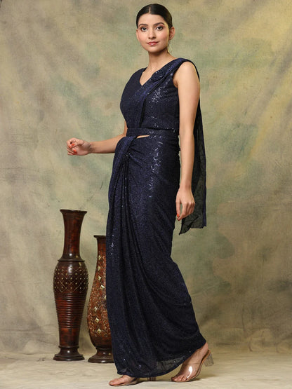 Beautiful Designer Party Wear Ready To Wear Saree