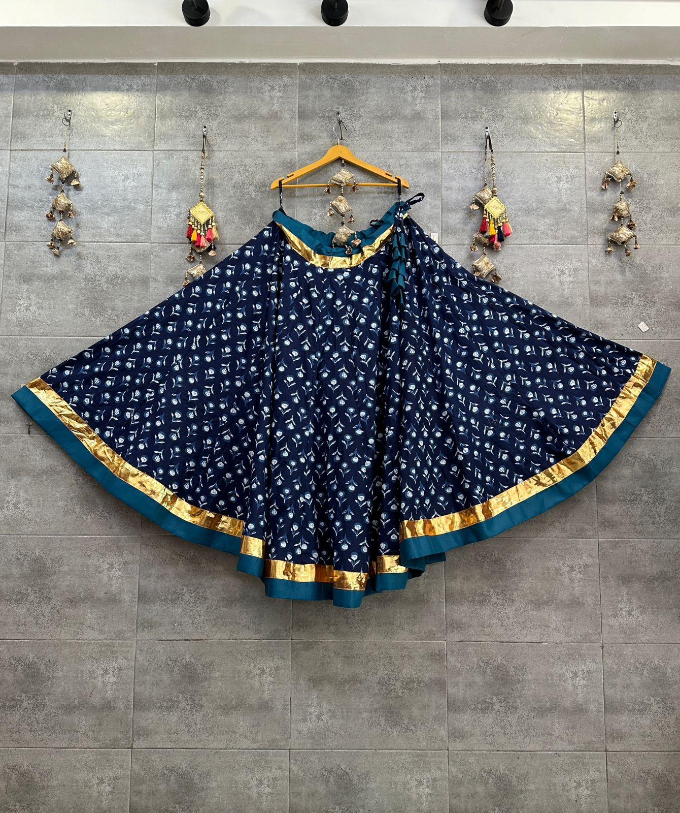Cotton Lehenga Skirt