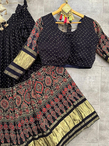 Gaji Silk Lehenga Choli