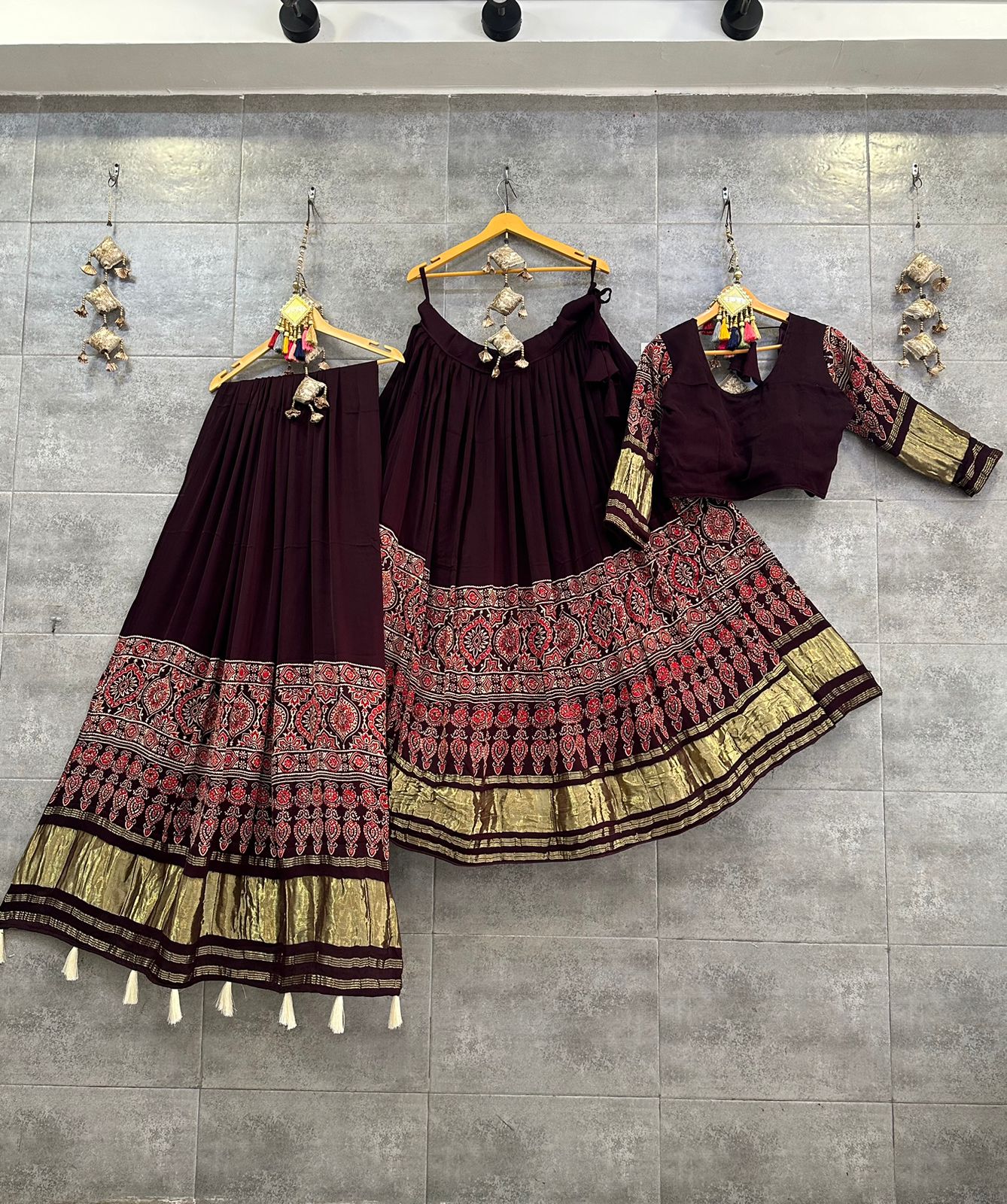 Gaji Silk Lehenga Choli
