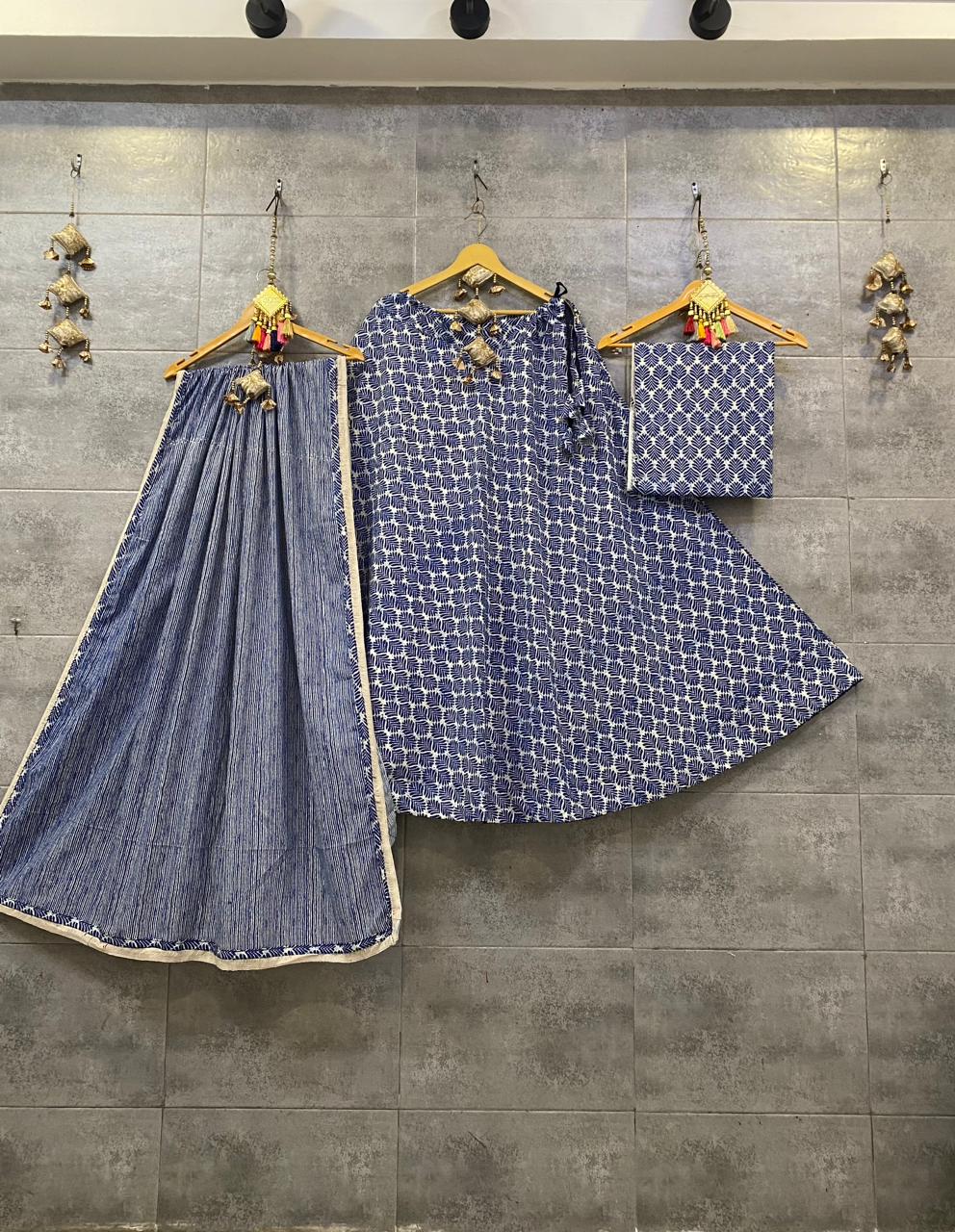 Cotton Lehenga Choli