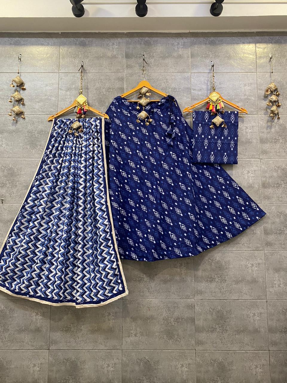 Cotton Lehenga Choli