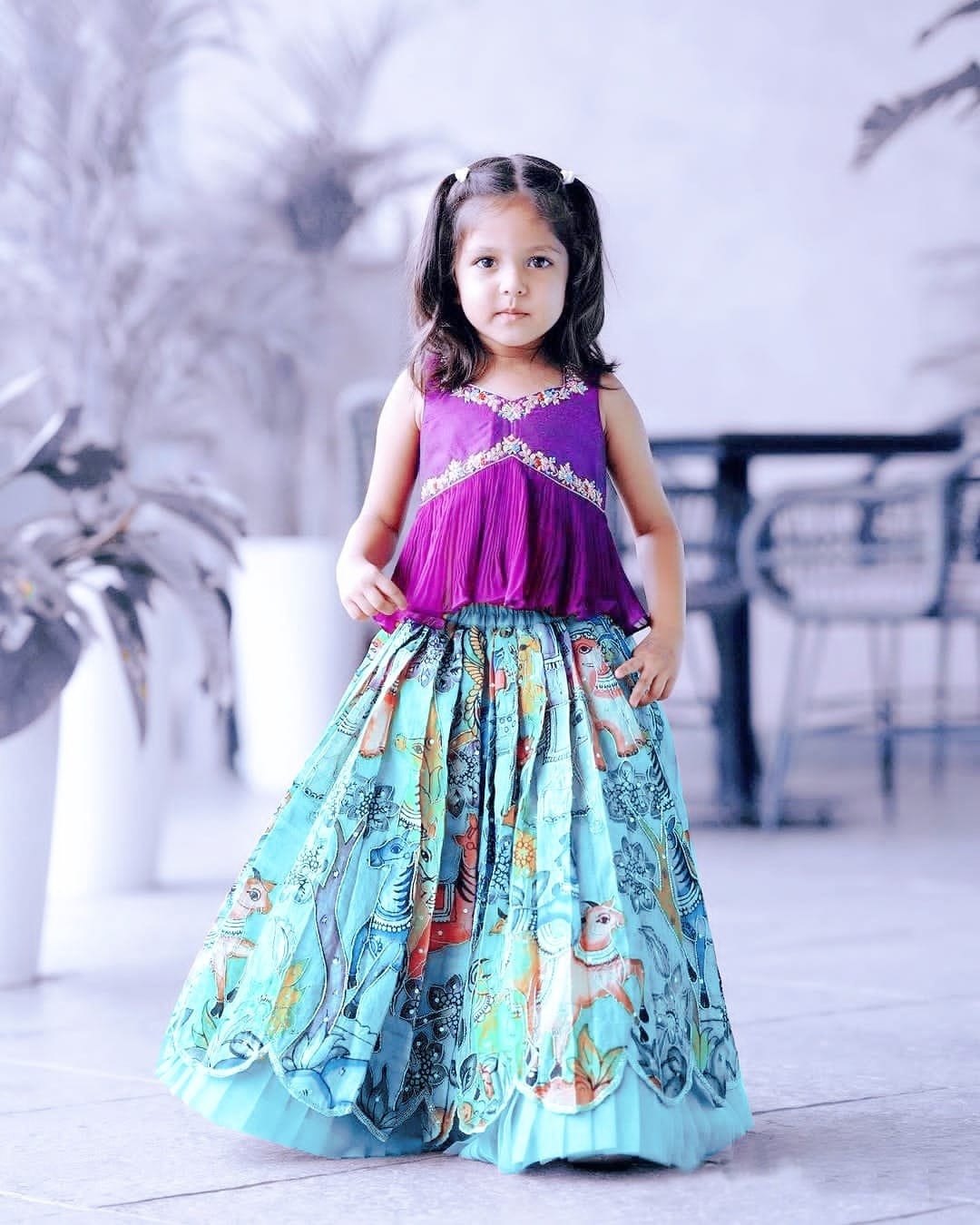 Kids Lehenga Designer Georgette Party Wear for Children Kid's Wear