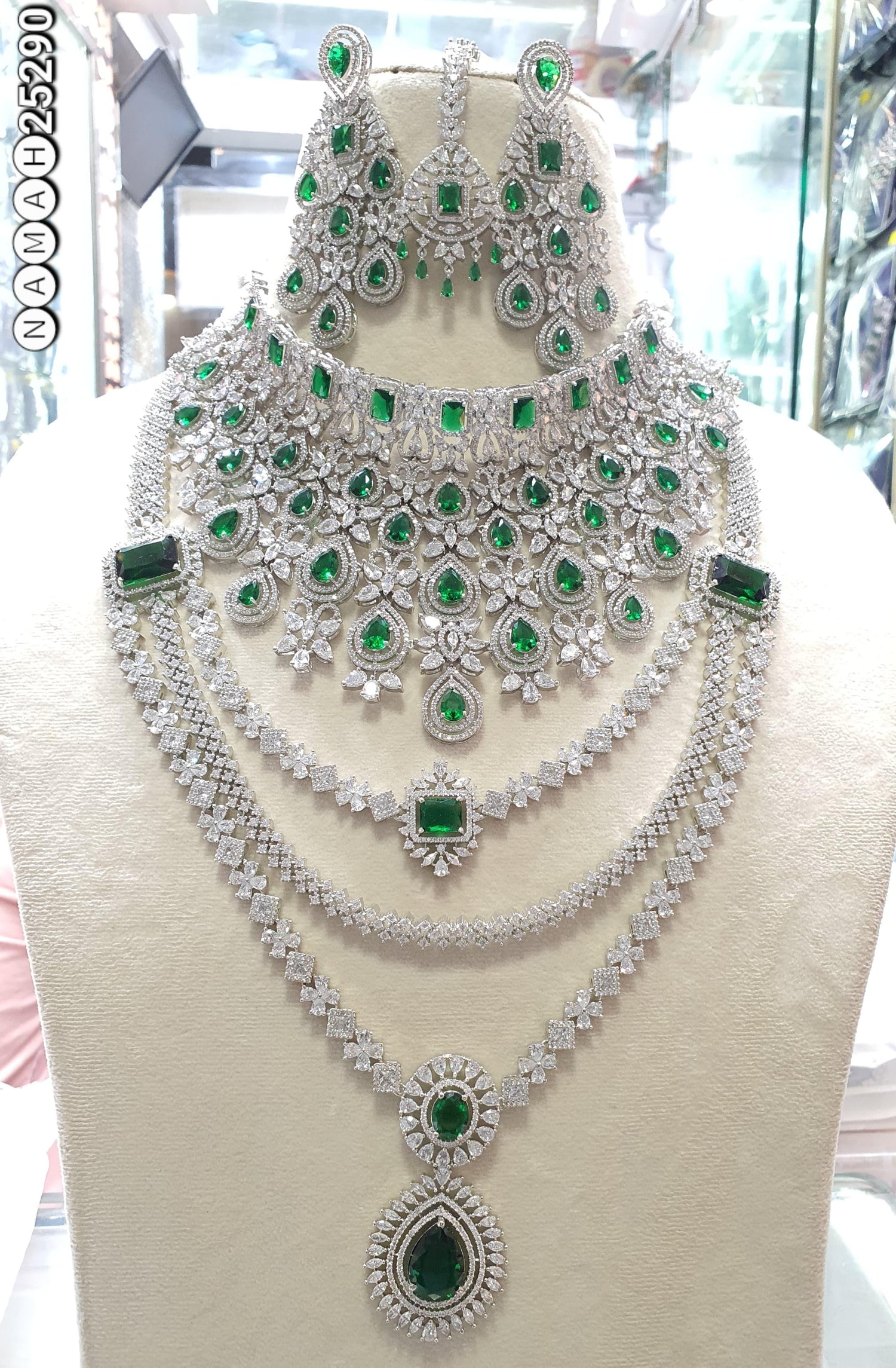 American Diamond Necklace Set