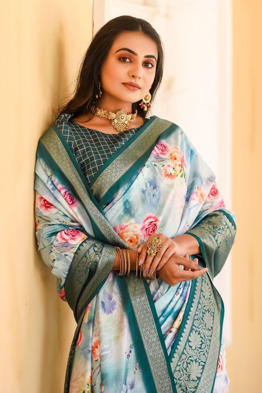 Printed Saree