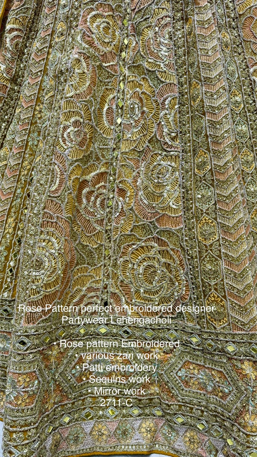 Beautiful Designer Bridal Heavy Net Silk With Sequence Lehenga Choli