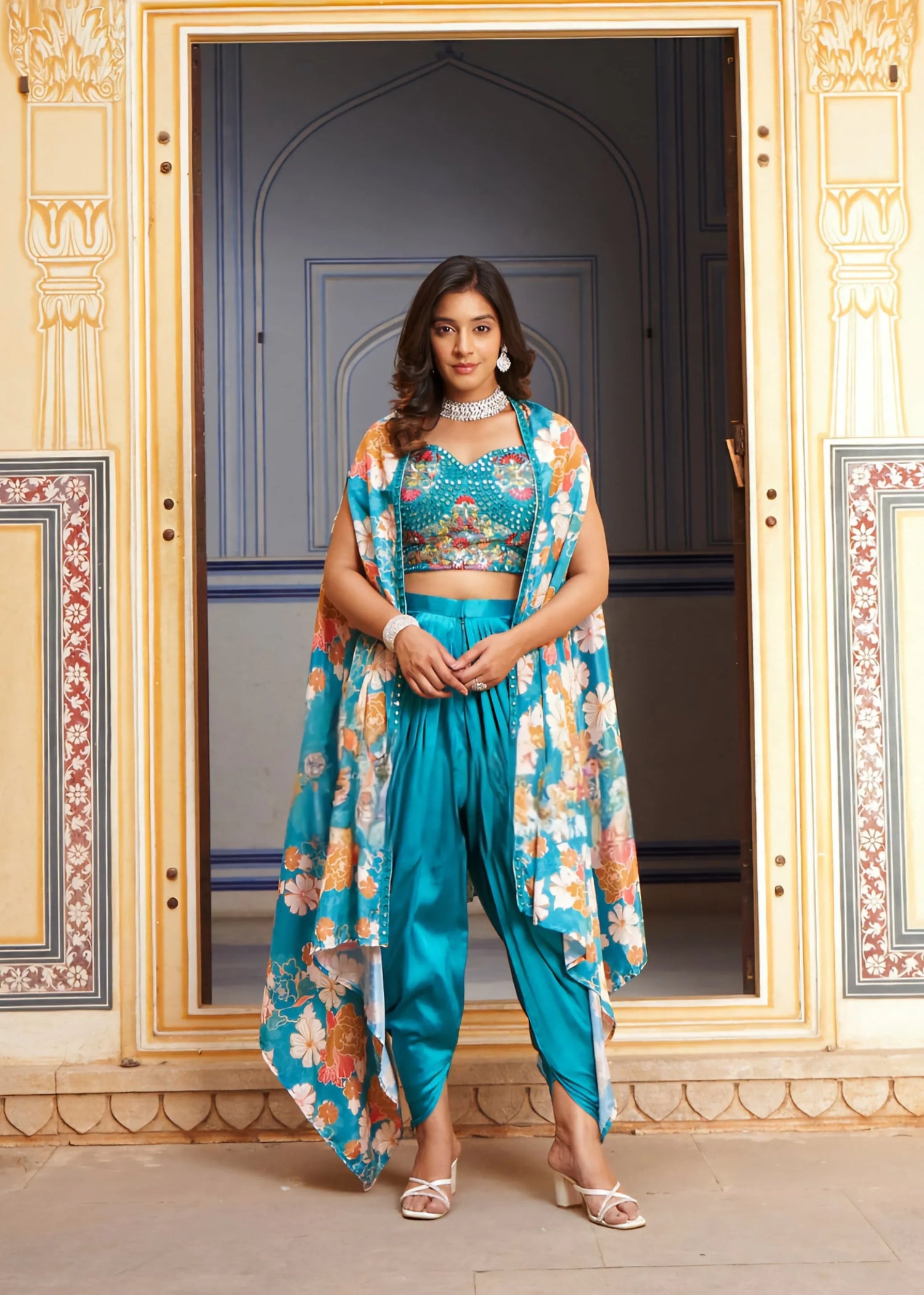 Stylish Indo Western Three-Piece Set: Buy Online for Festive Occasions
