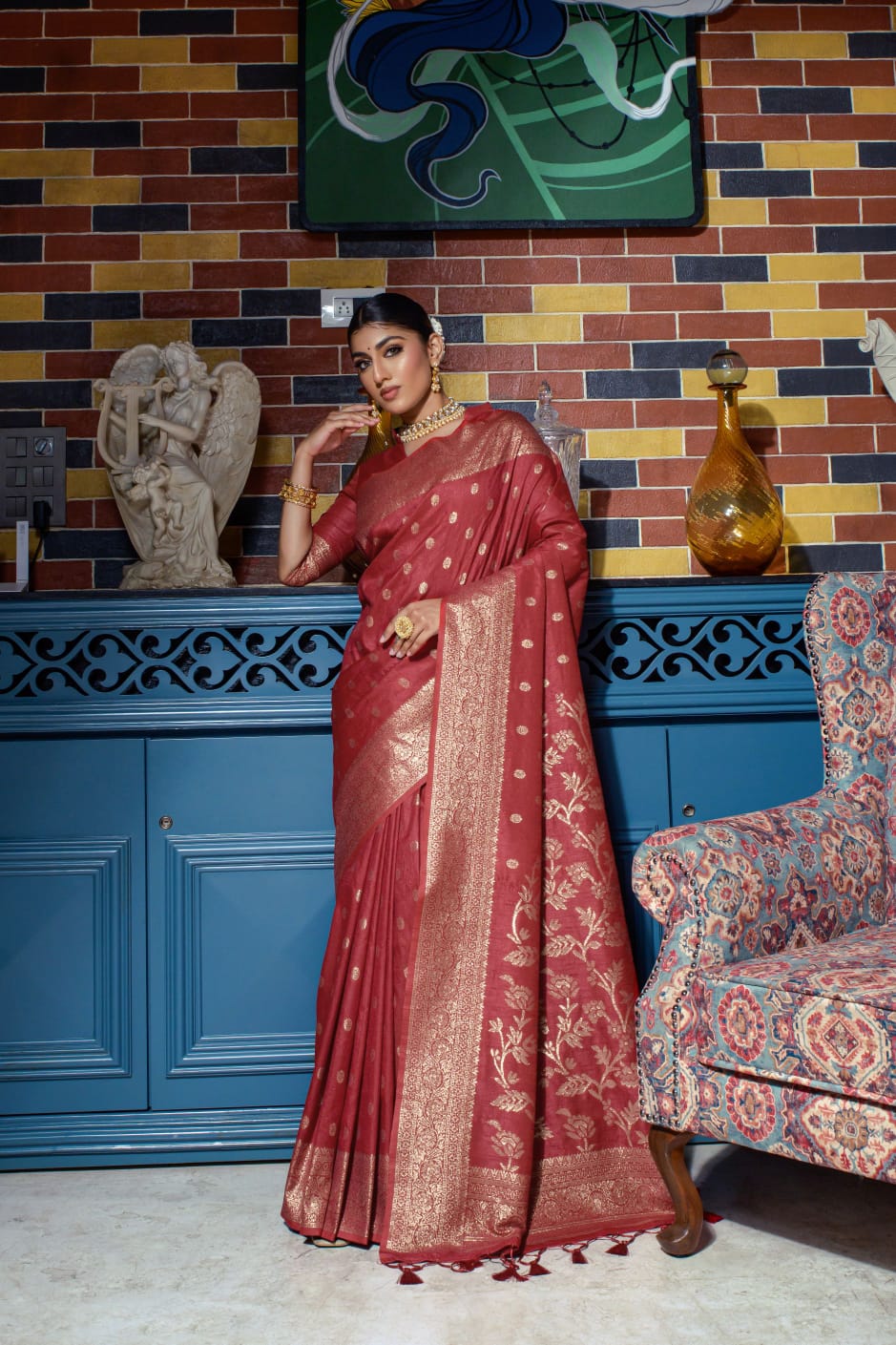 Banarasi Raw Silk Saree