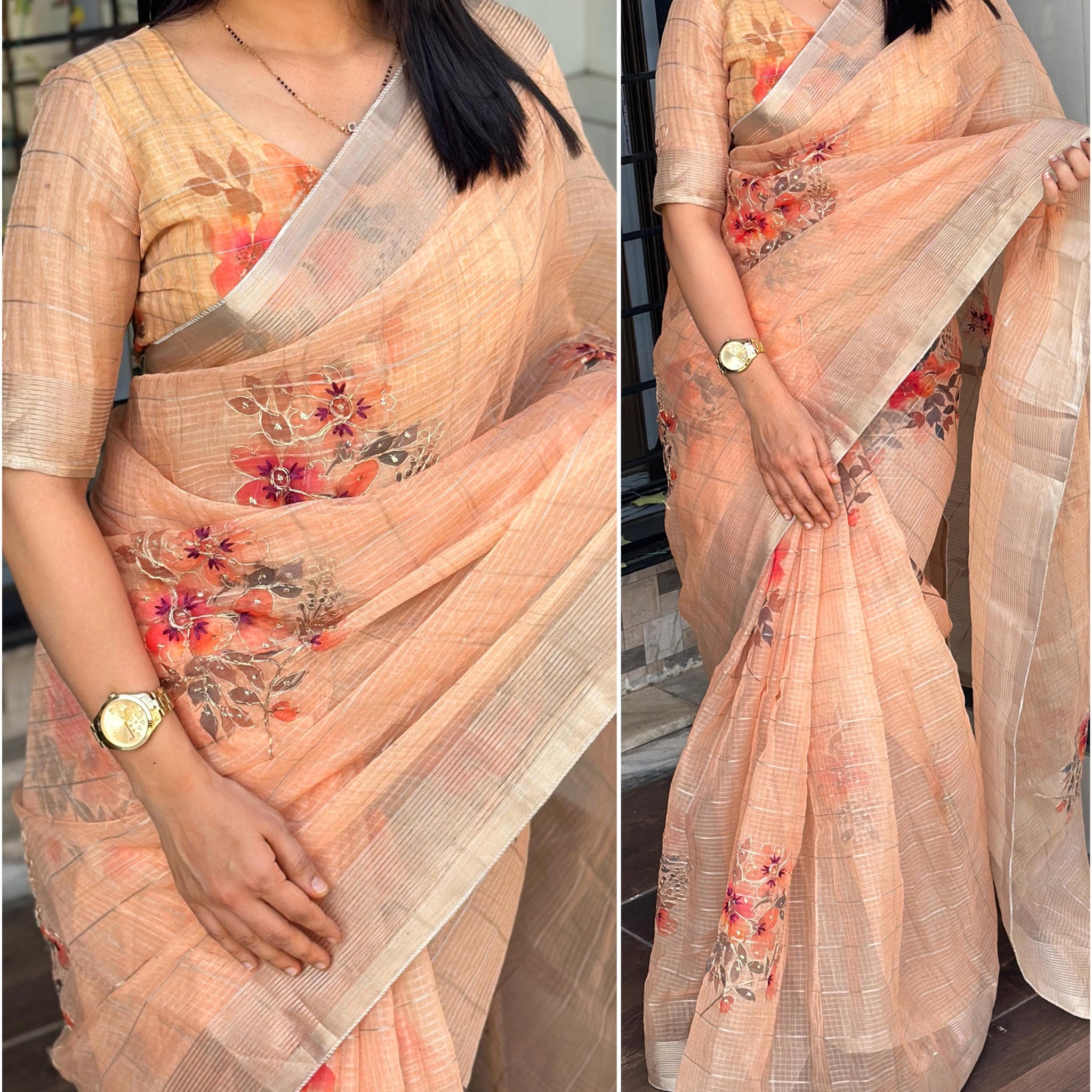 Organza Saree