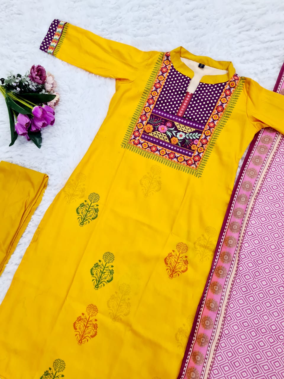 Beautiful Designer Summer Special Pure Muslin Cotton Salwar Suit