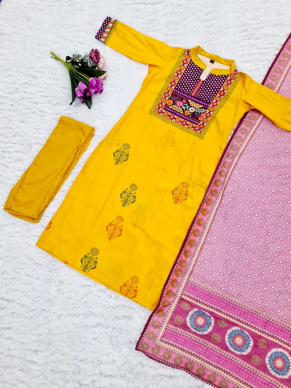 Beautiful Designer Summer Special Pure Muslin Cotton Salwar Suit