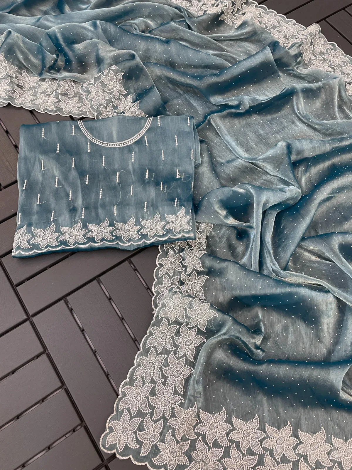 Jimmy Choo Silk Saree