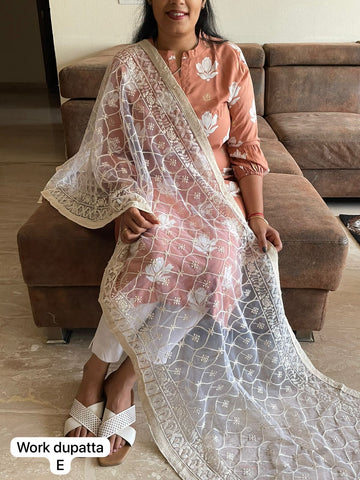 Designer Net Dupatta