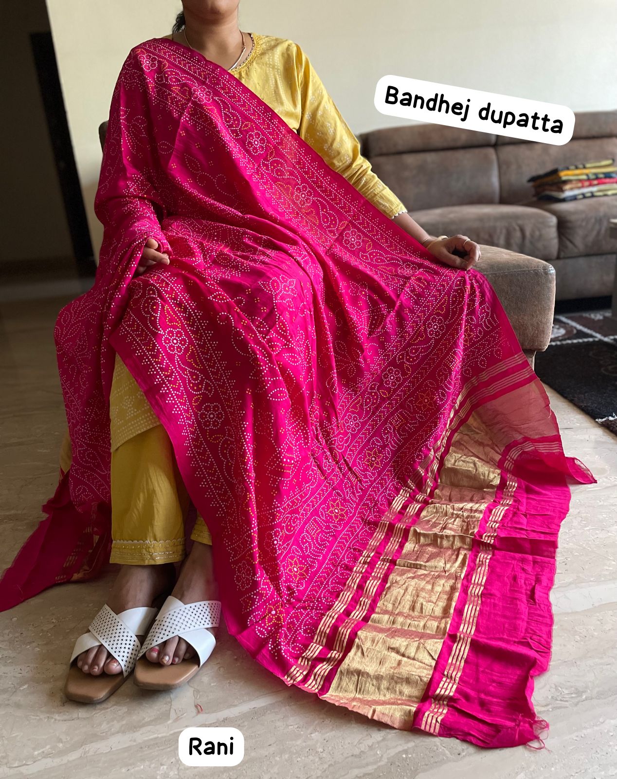 Bandhej Dupatta