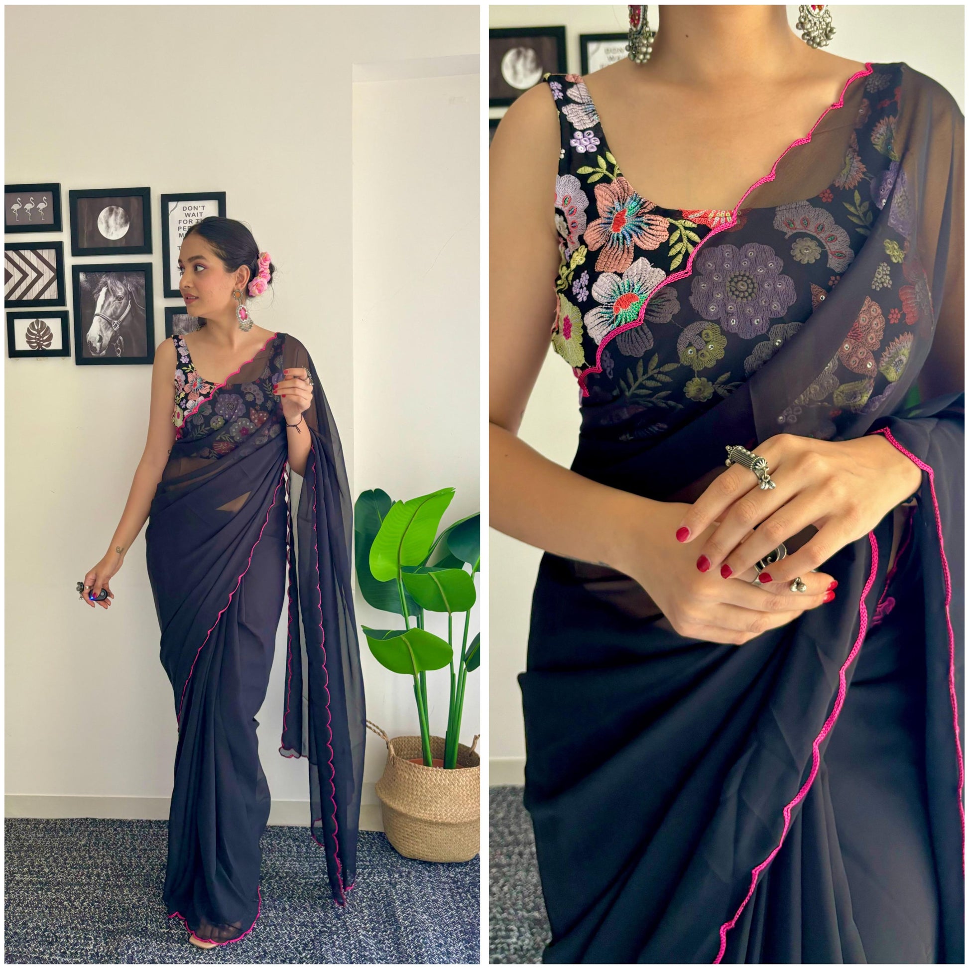 Georgette Saree