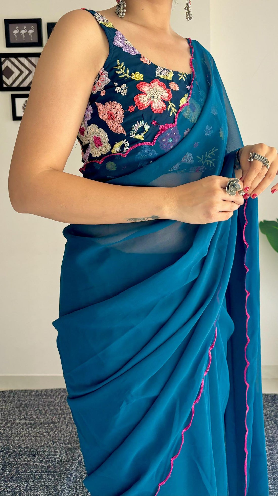 Georgette Saree