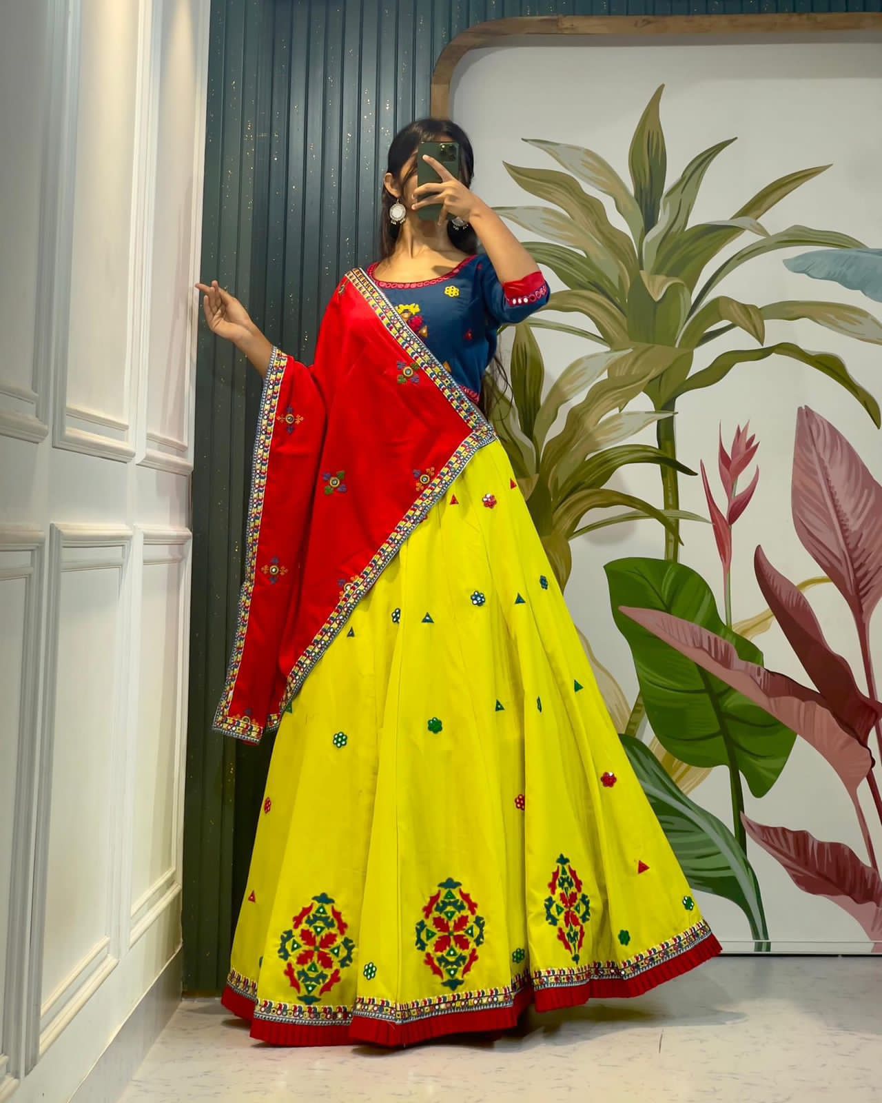 Navratri Cotton Lehenga Choli
