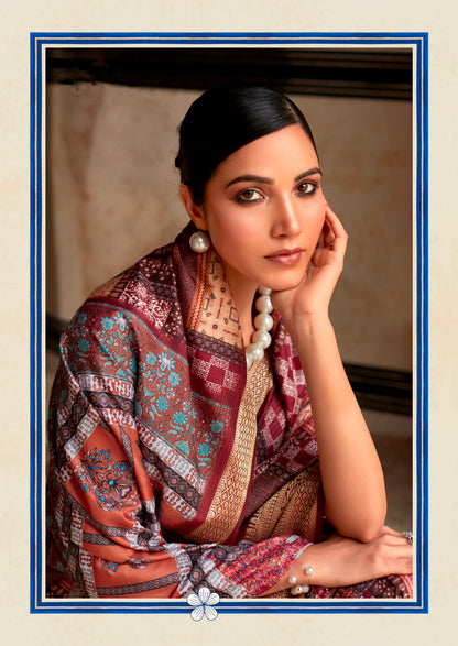 Luxurious Dola Viscose Saree for Special Occasions