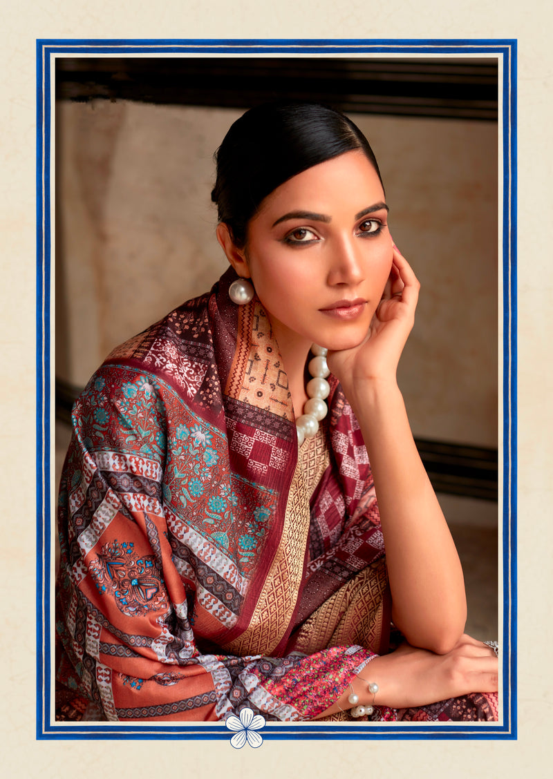 Luxurious Dola Viscose Saree for Special Occasions