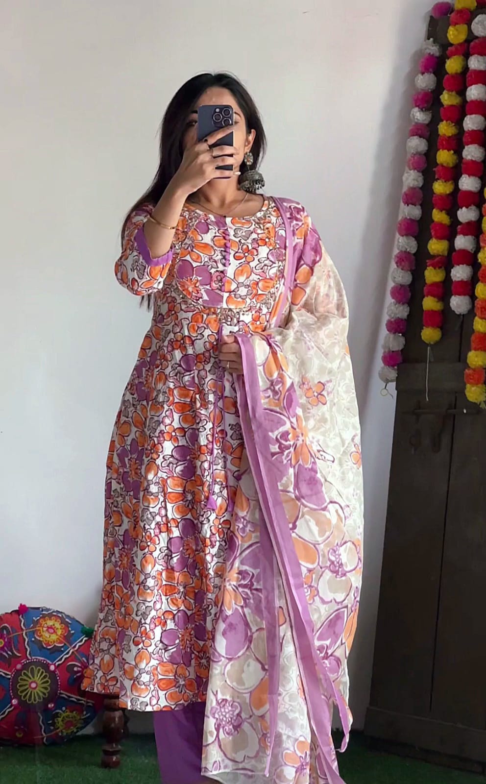 Chanderi Silk Party Wear Cotton Salwar Suit for Women Plus Size Suit