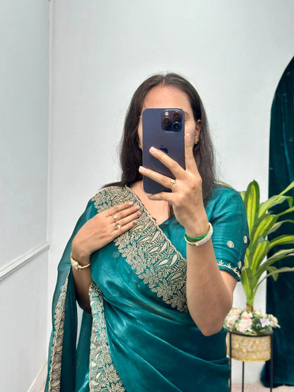 Party Wear Jimmy Choo Saree