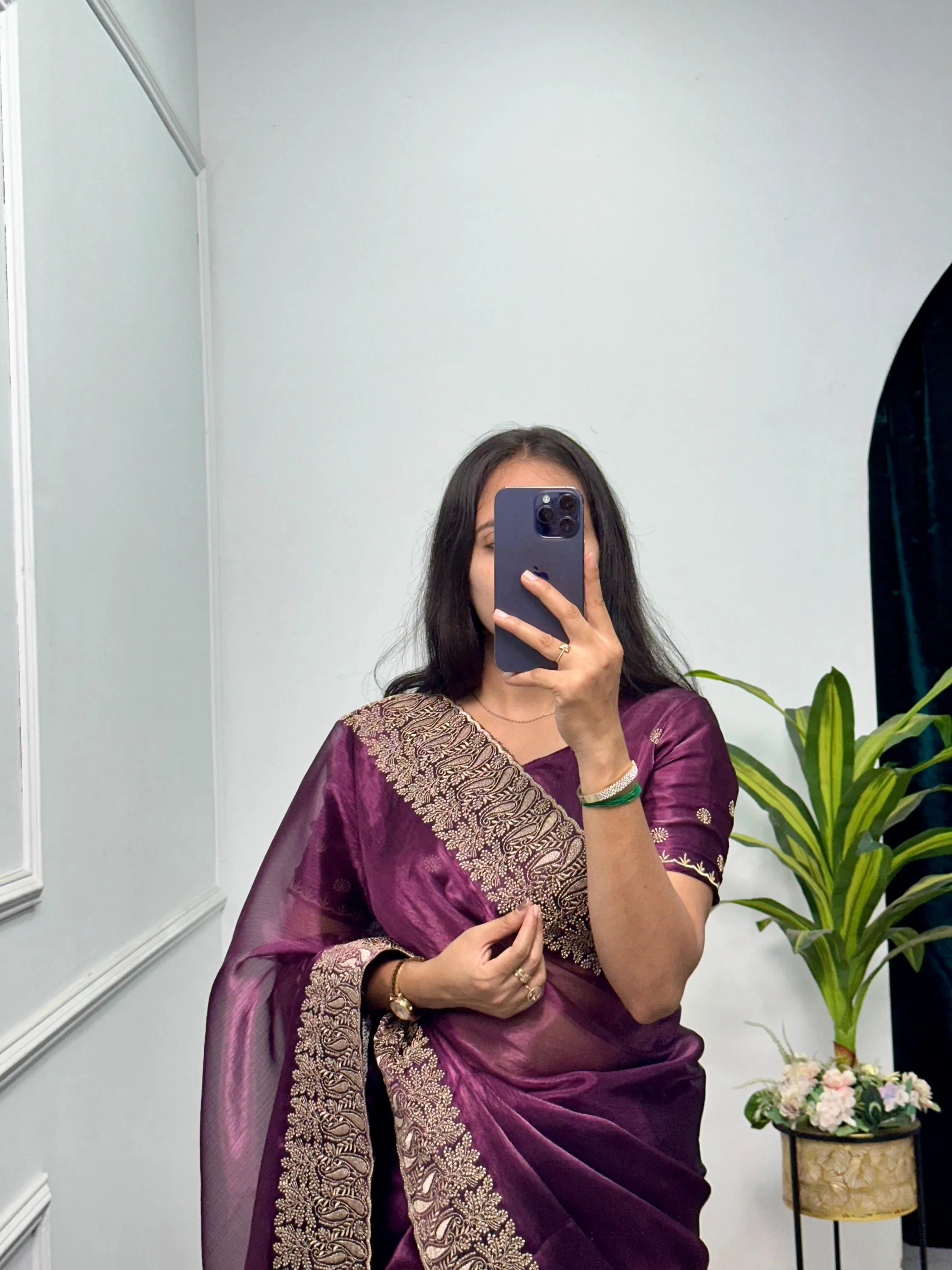 Party Wear Jimmy Choo Saree