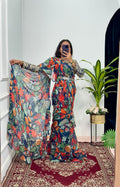 Ruffle Saree