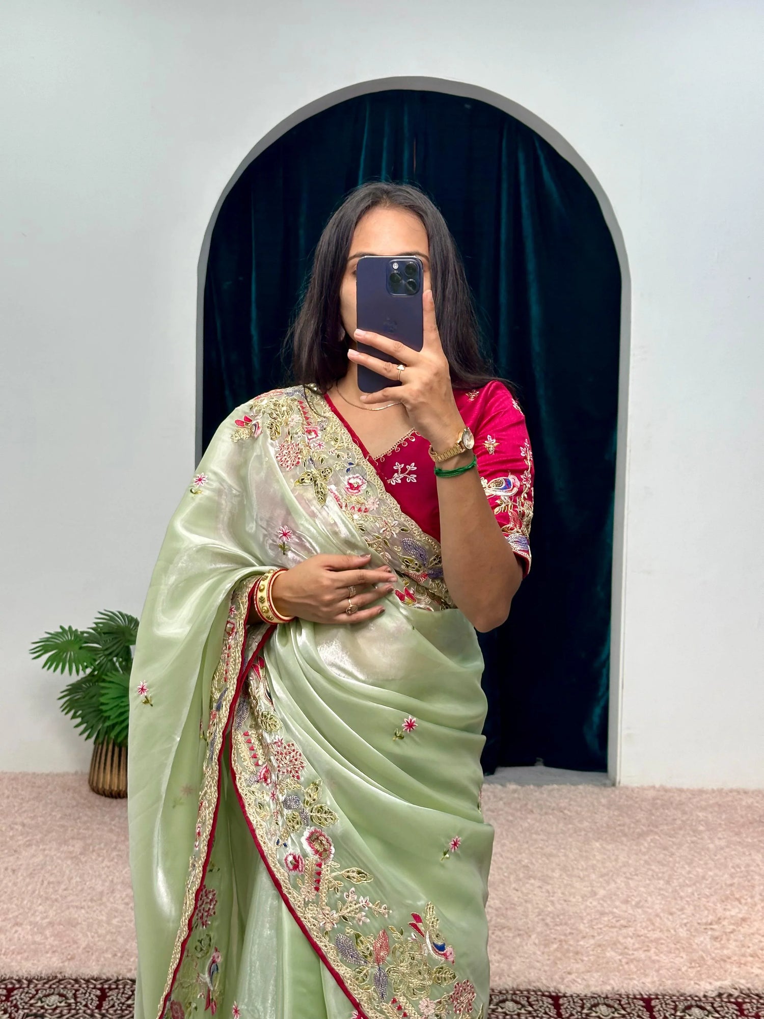 Party Wear Jimmy Choo Saree