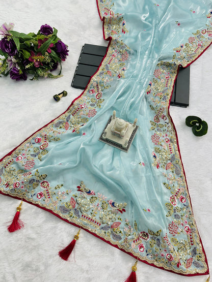 Party Wear Jimmy Choo Saree
