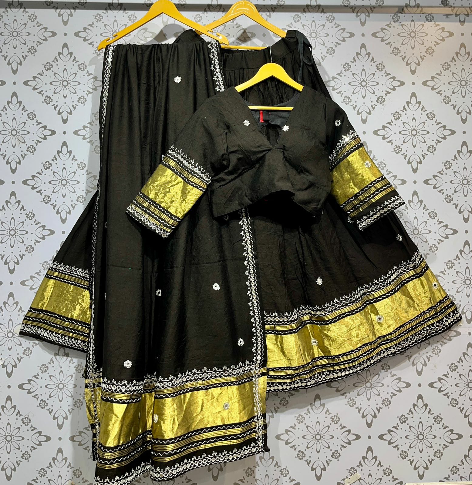 Gajji Silk Lehenga Choli