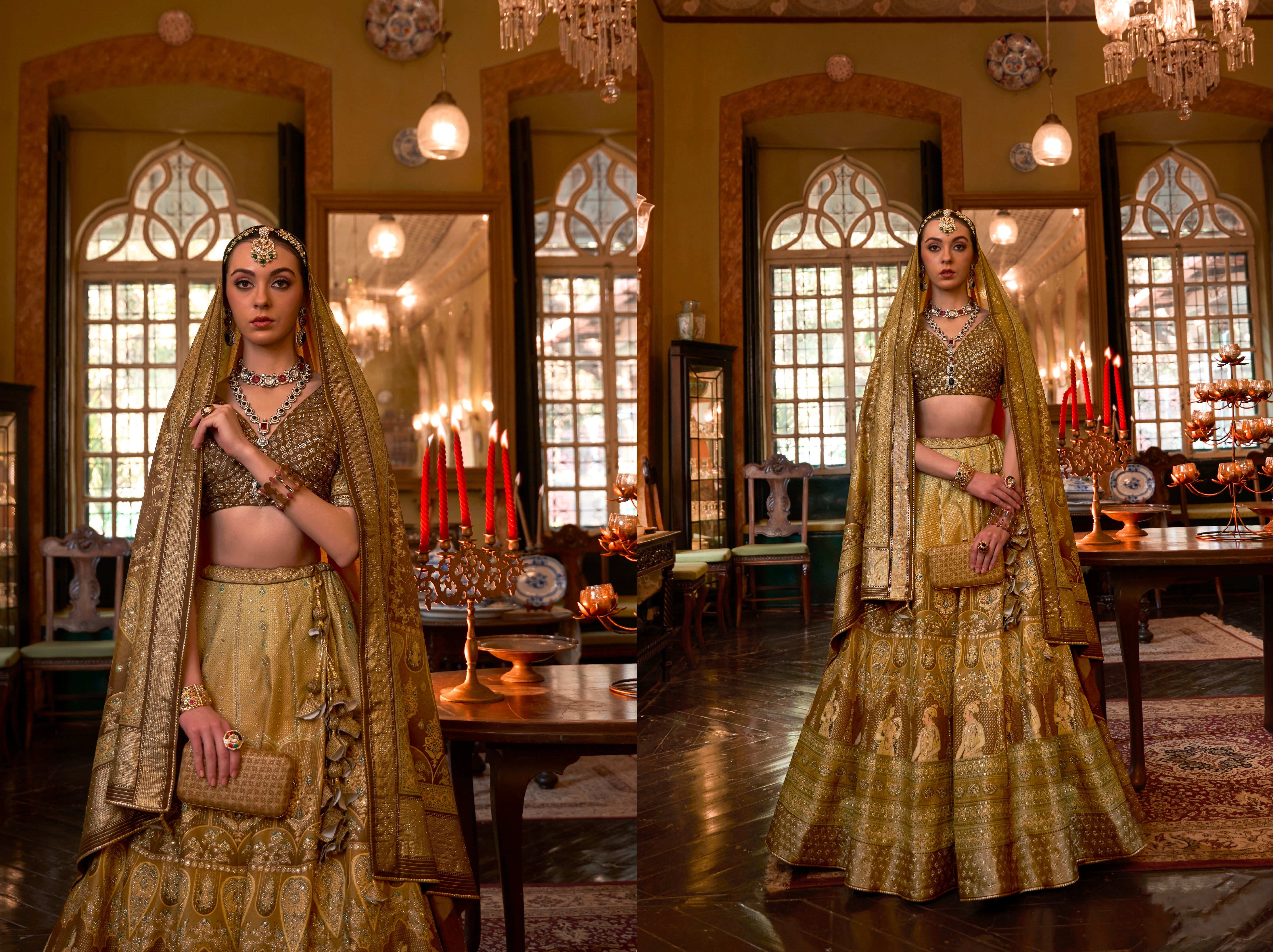 Chic Rajwadi Silk Lehenga Choli for Weddings