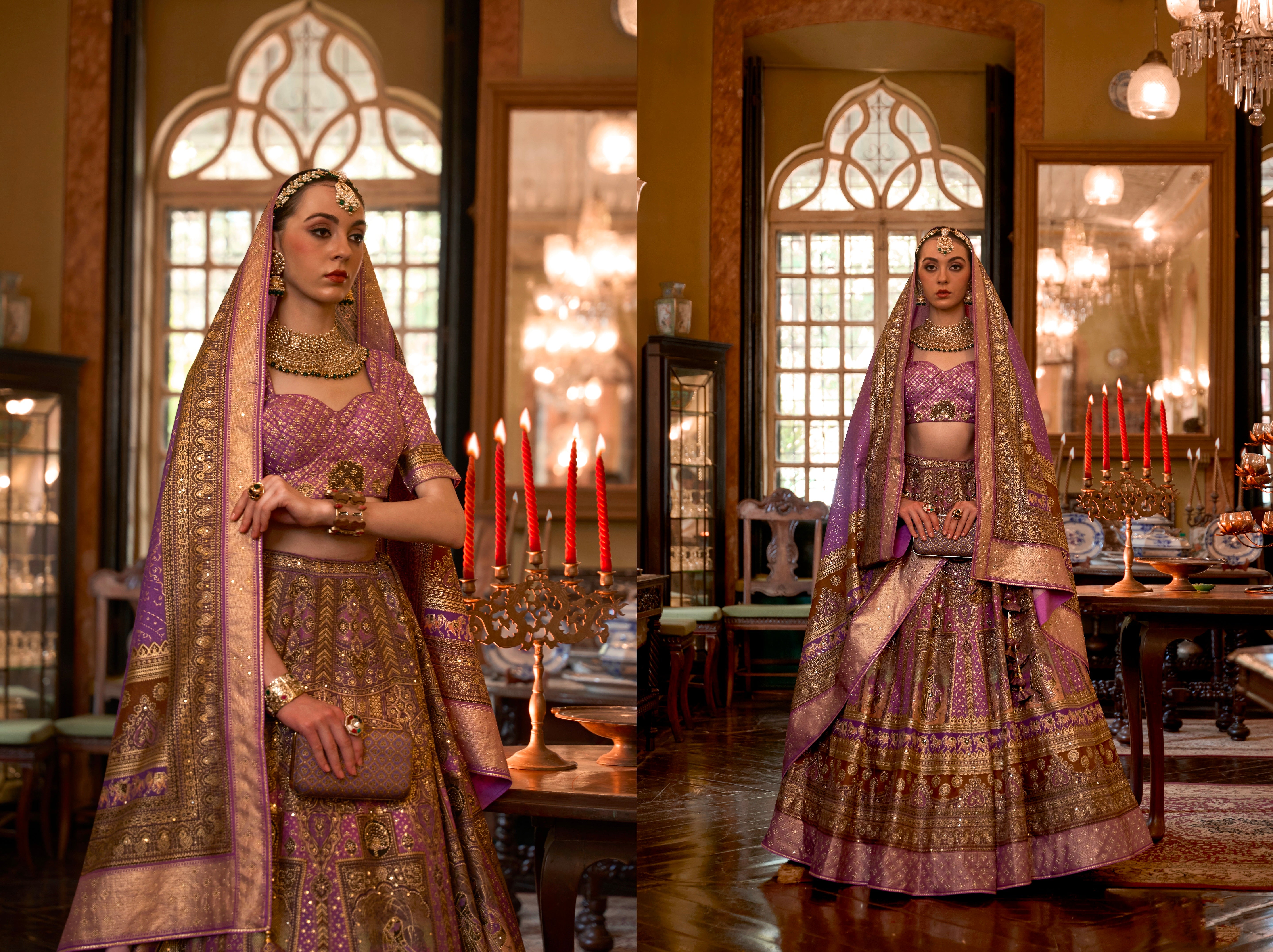 Beautiful Designer Lehenga Choli with Rajwadi Silk and Sparkle Work