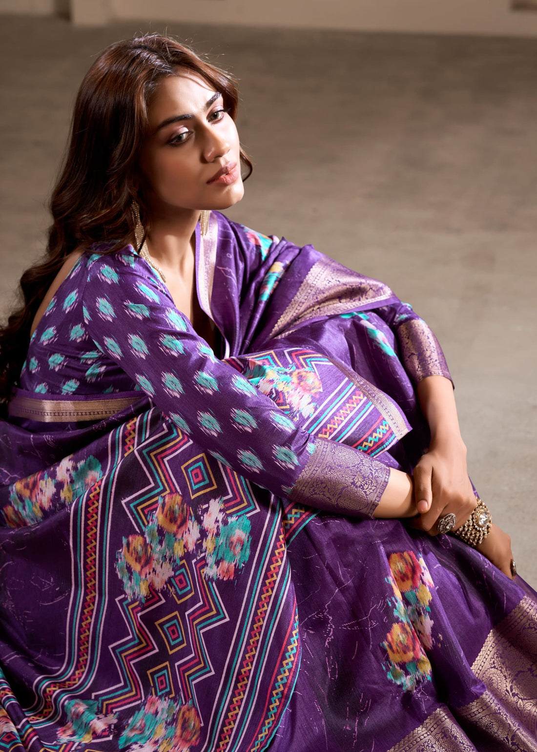 Party Wear Soft Dola Silk Saree