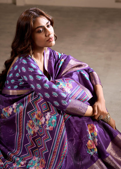 Party Wear Soft Dola Silk Saree