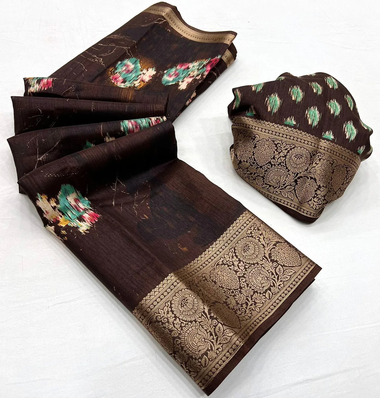 Party Wear Soft Dola Silk Saree