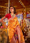 Party Wear Handloom Silk Saree