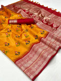 Party Wear Handloom Silk Saree
