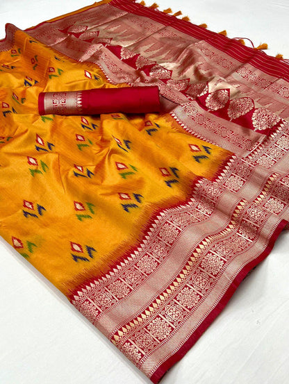 Party Wear Handloom Silk Saree