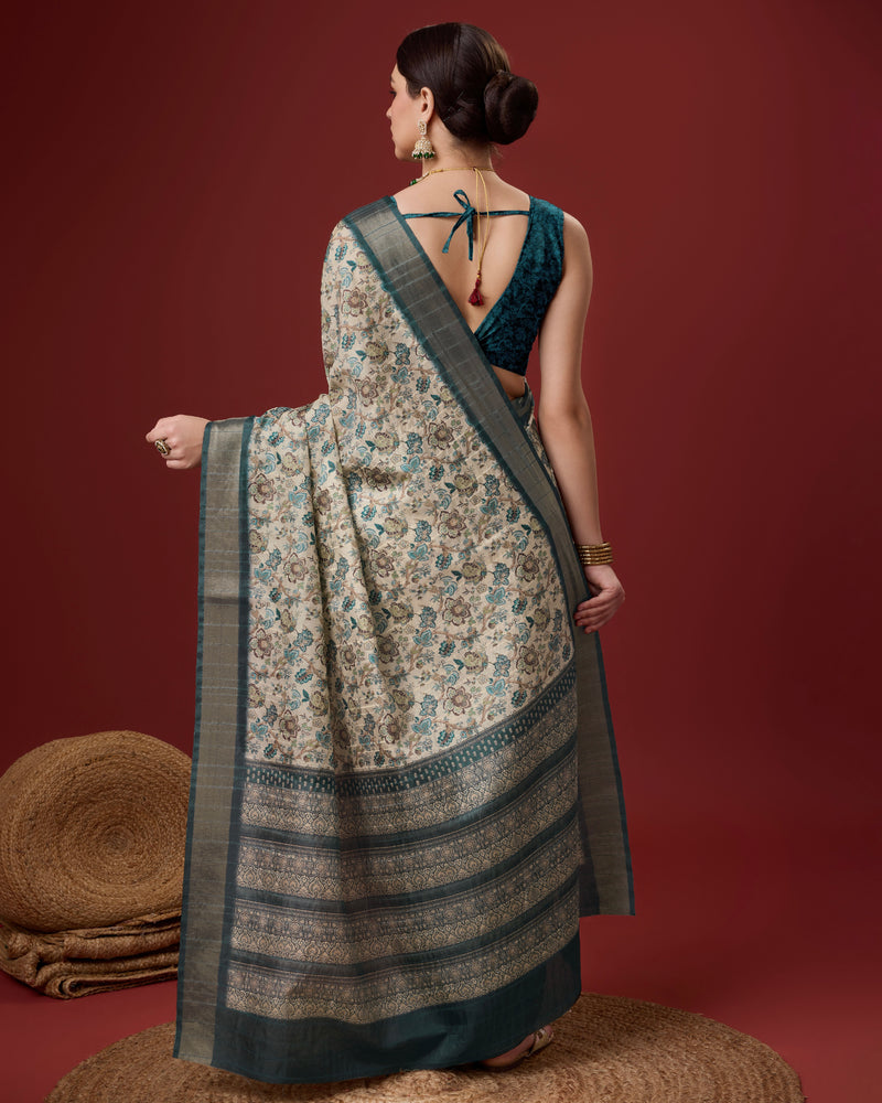 Trendy Cotton Saree with Stunning Digital Prints