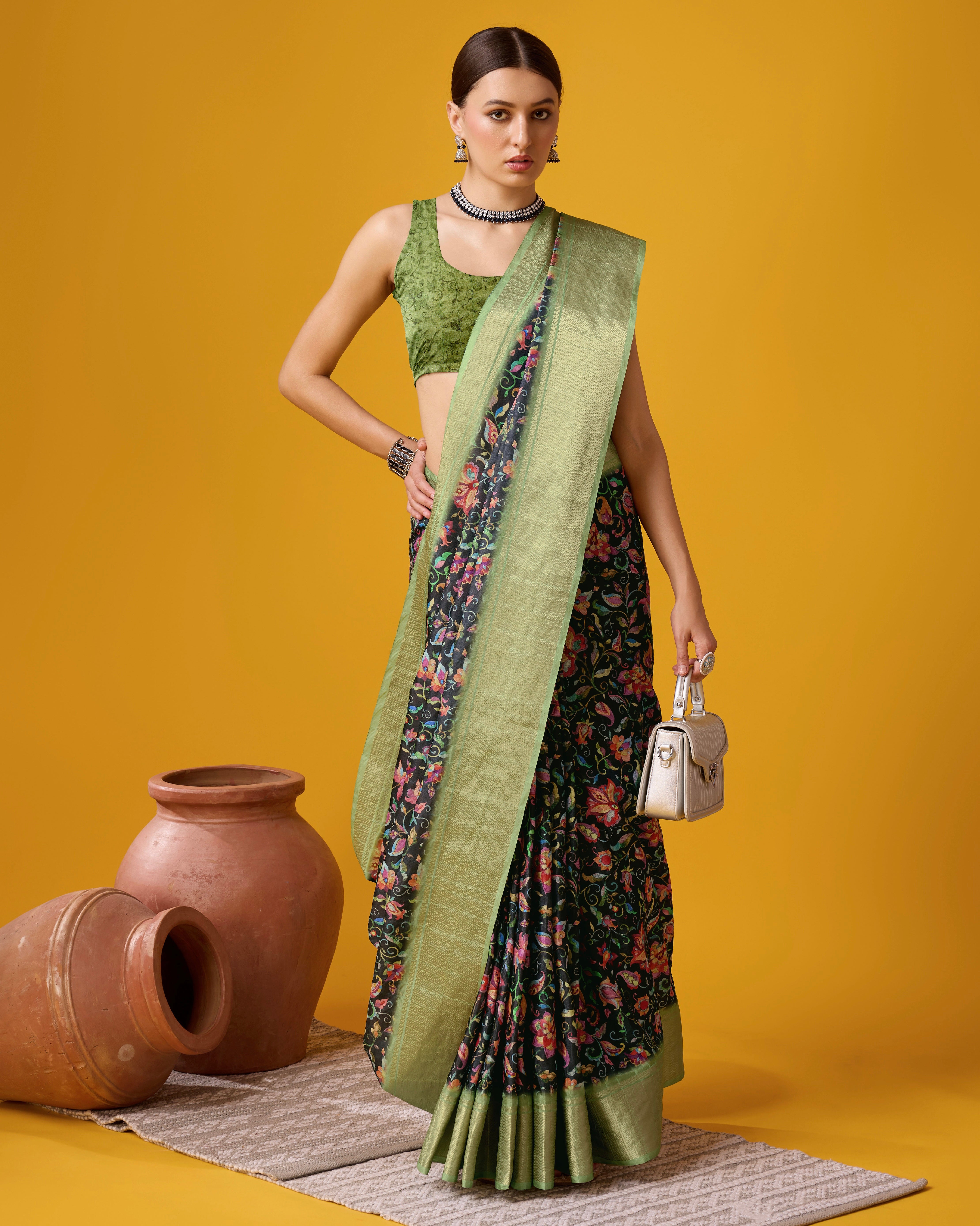 Comfortable Cotton Saree with Digital Prints