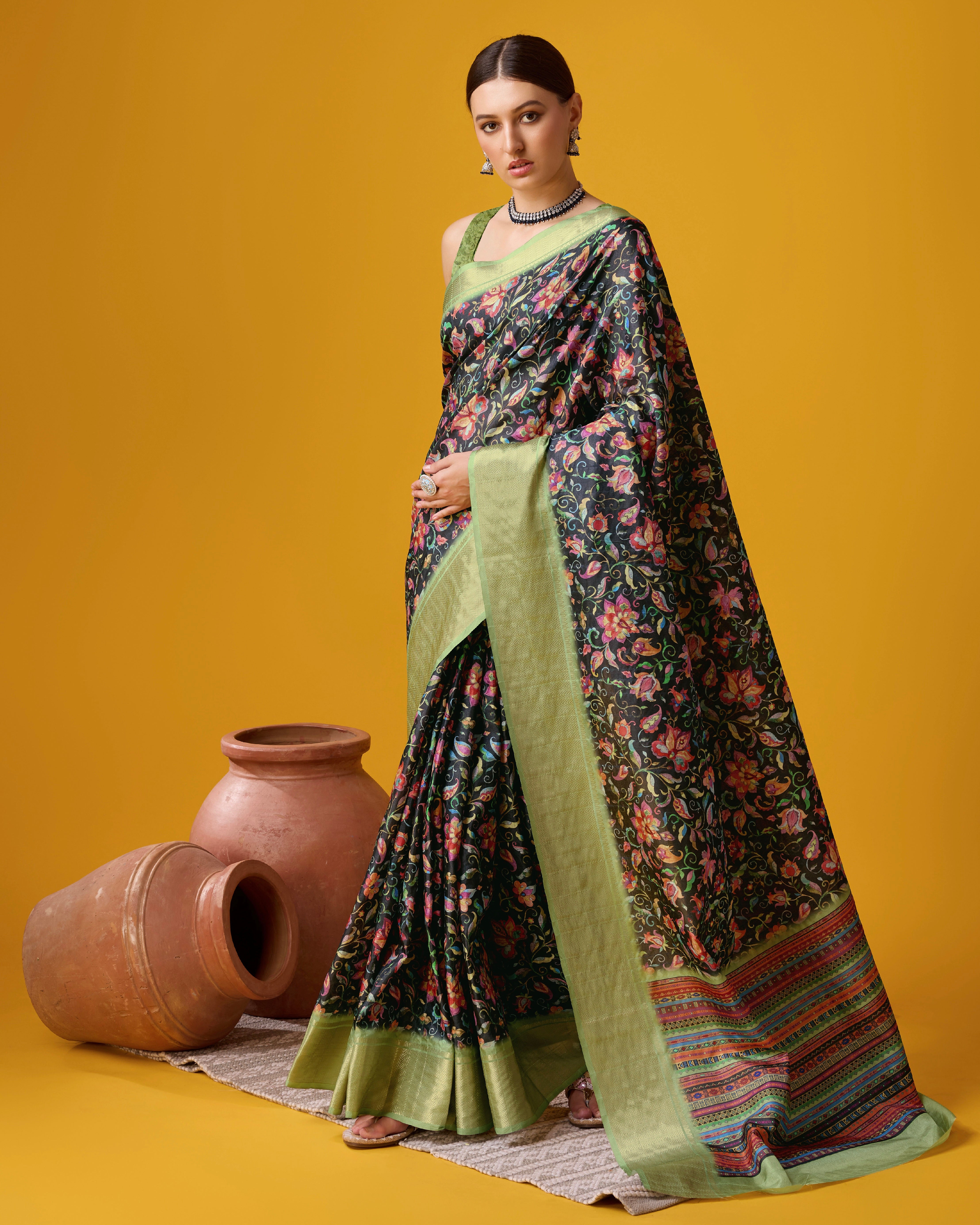 Comfortable Cotton Saree with Digital Prints