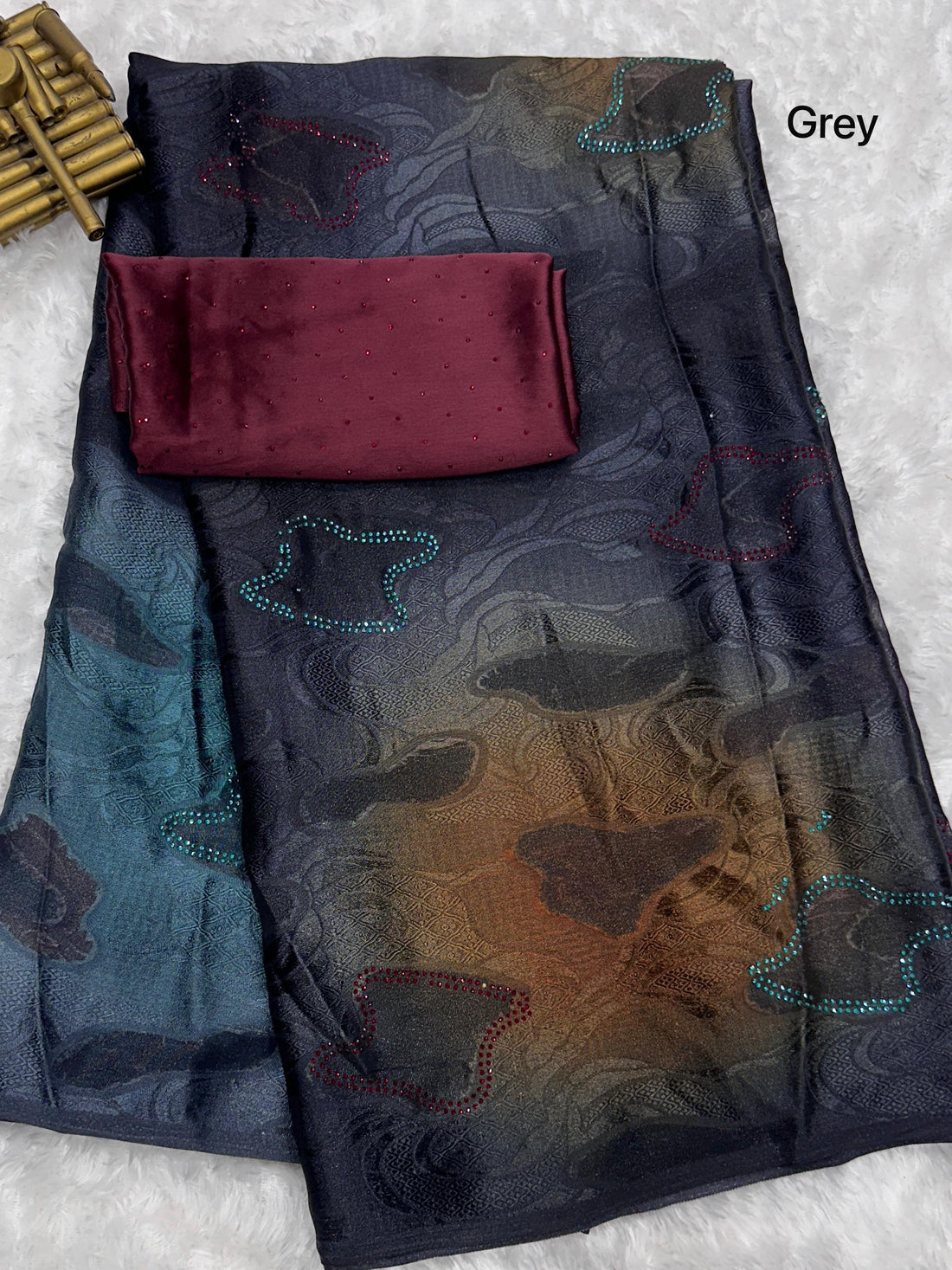 Shop Unique Georgette Brasso Sarees