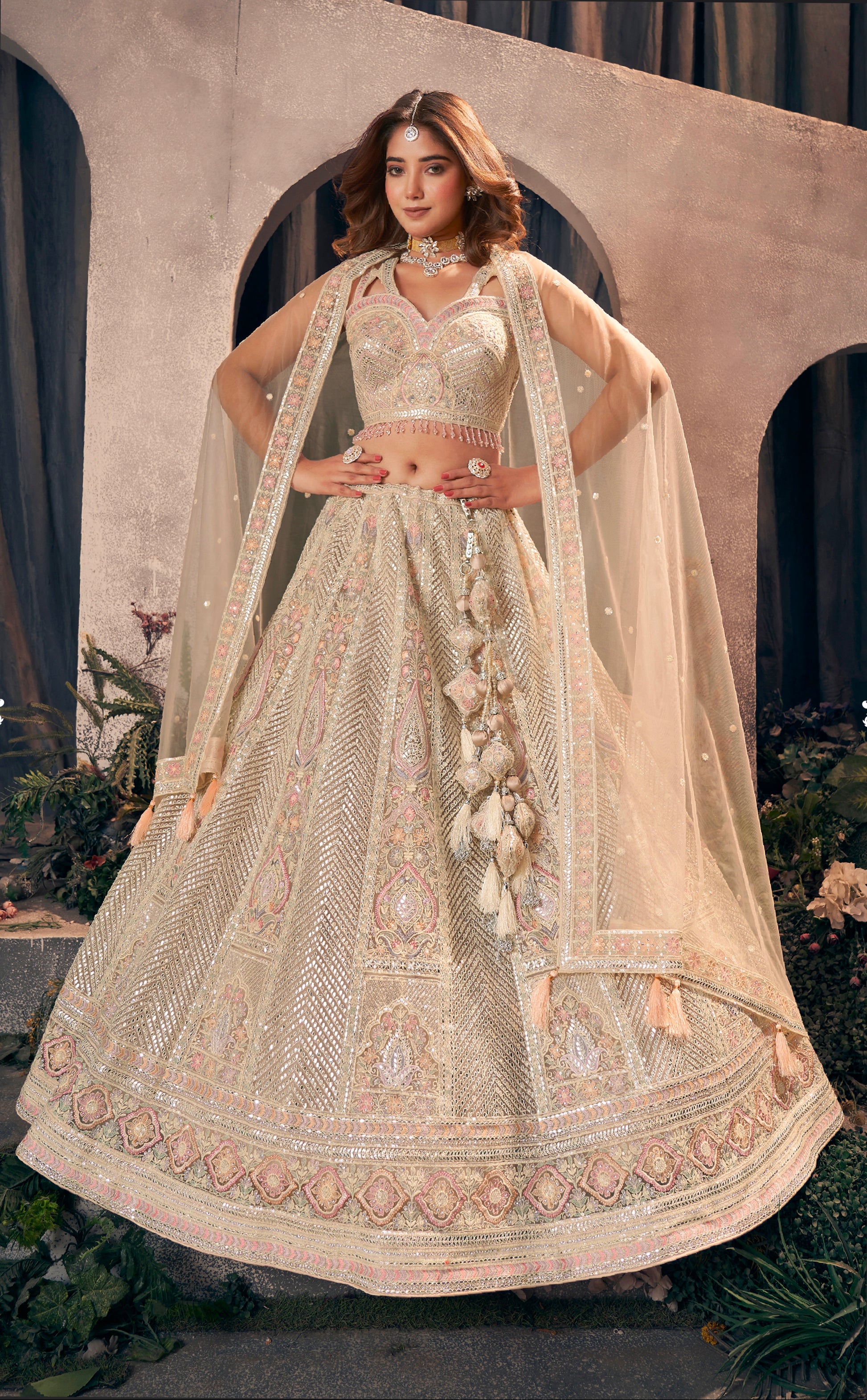 Wedding Gold Bridal Lehenga Wedding Lehenga Low Price Golden