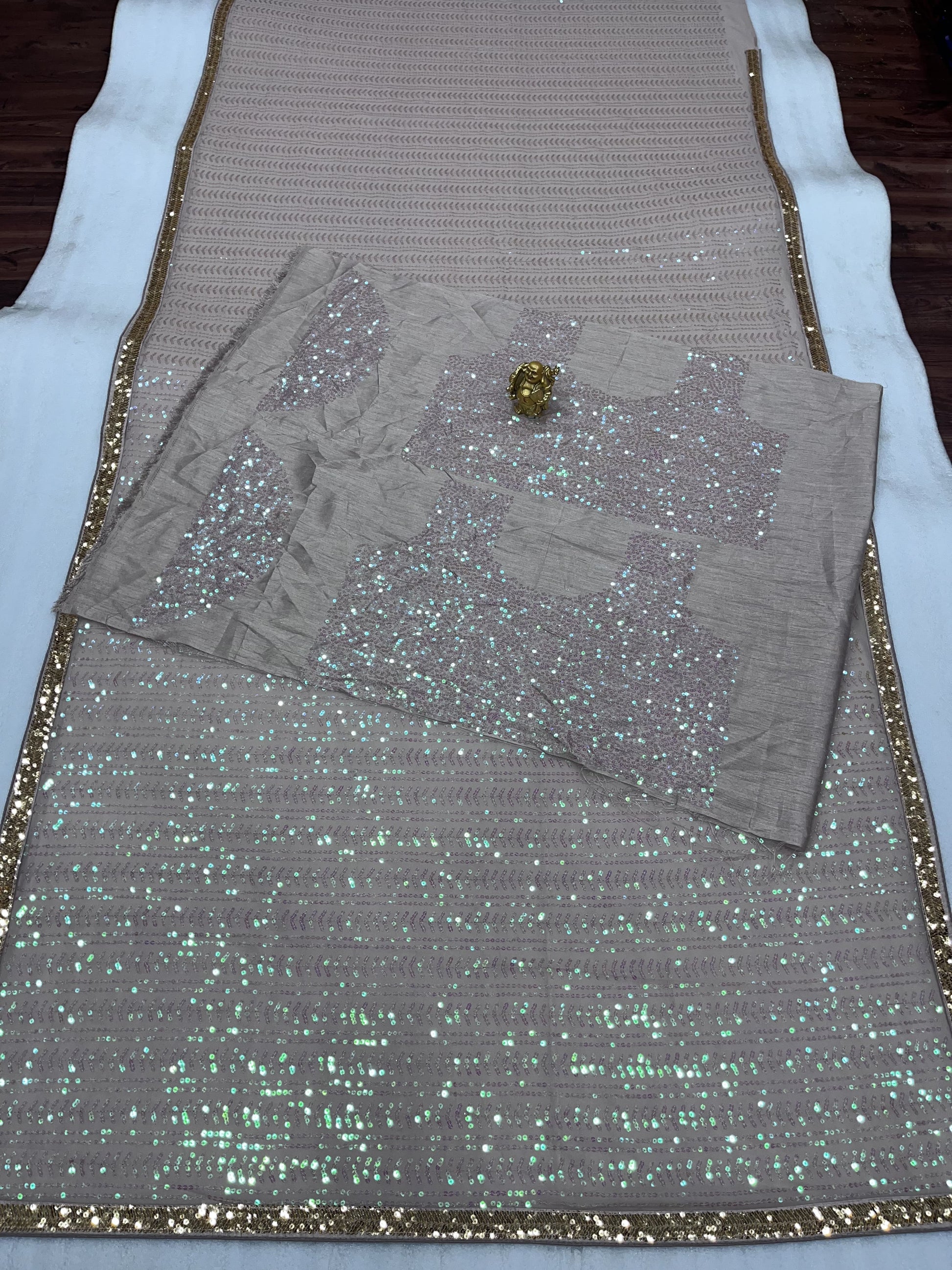 Georgette Sequance Saree 