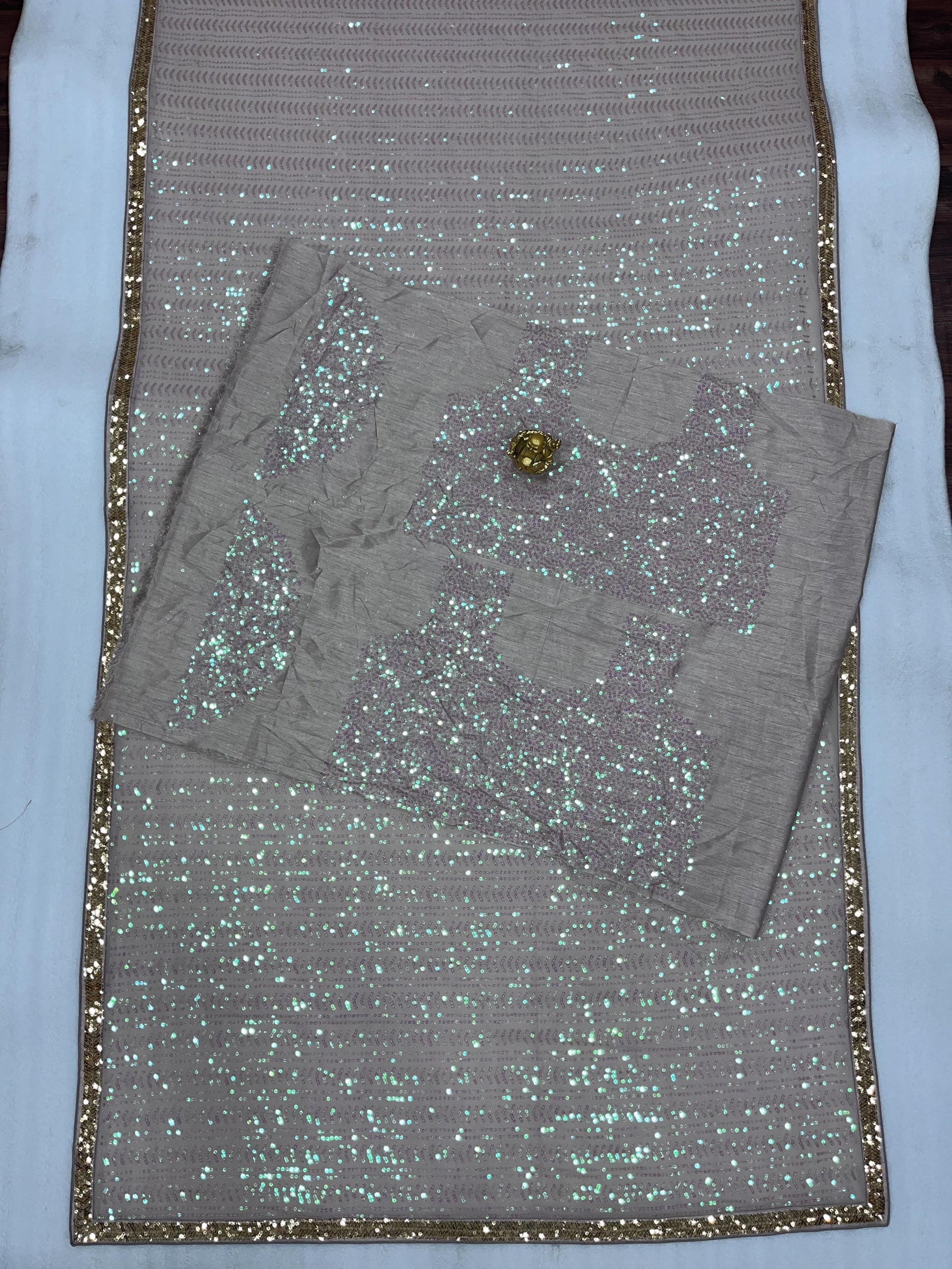 Georgette Sequance Saree 