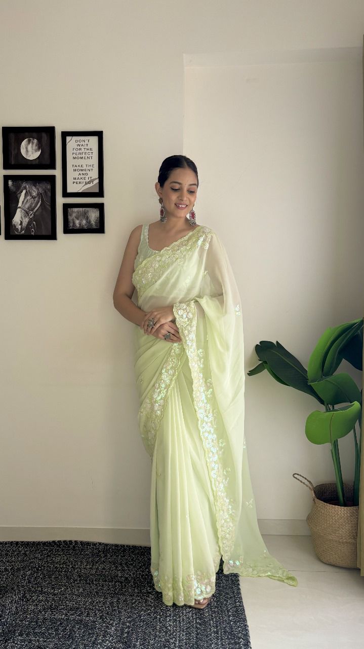 Sequance Saree