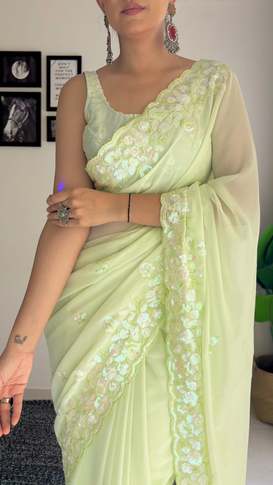 Sequance Saree