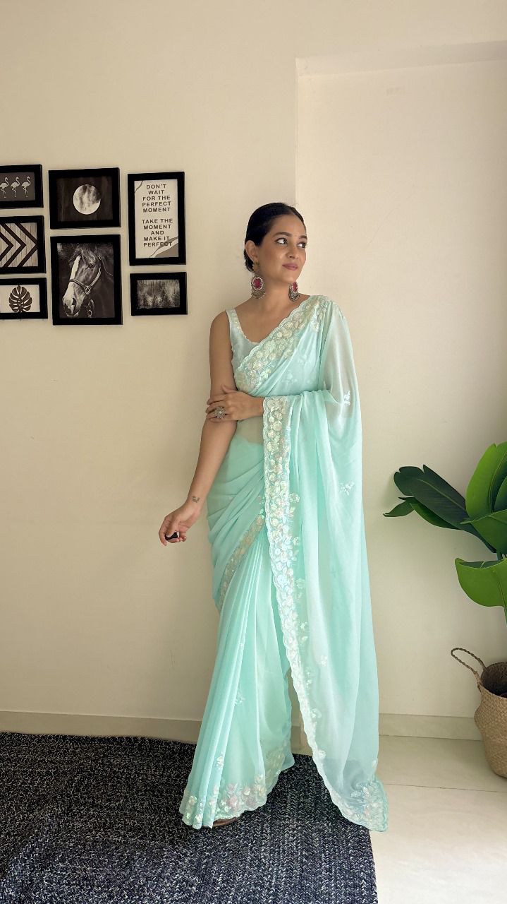 Sequance Saree