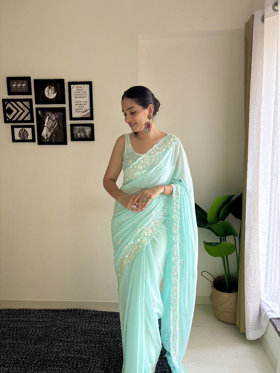 Sequance Saree