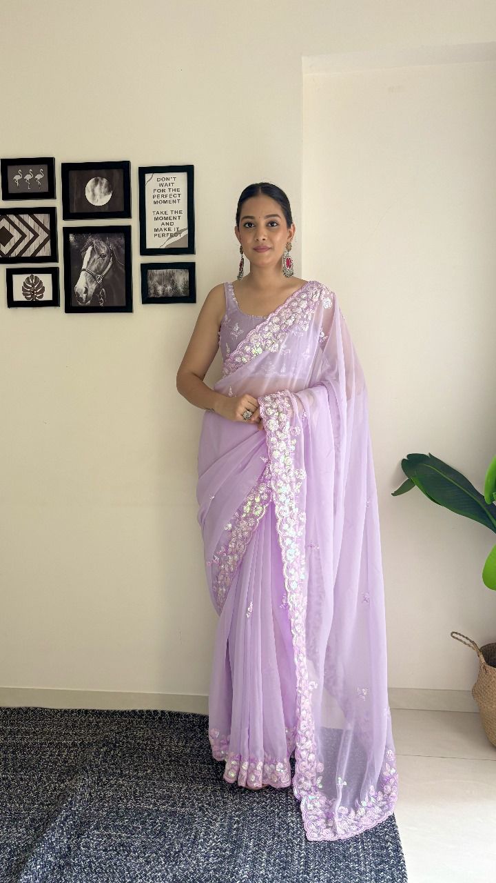 Sequance Saree